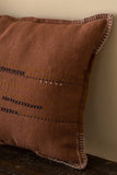 Linen Meadow Pillowcase: Cinnamon Brown / 20"x28" / 50x70 cm