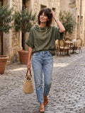 3408 LINEN BLOUSE: Beige