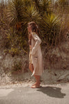 Sun Ray Cardigan, Cotton Earthy Hippie Boho Style Duster: Earthy / Large