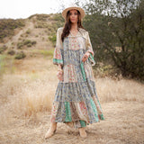 Timeless Long Jhabla Dress - Elegant & Chic (NEW COLOR WAY) : SAND / REGULAR (S-M-L-XL 2-2-2-1)