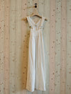 REF 72202 100% LINEN CHEST STYLE DRESS: White