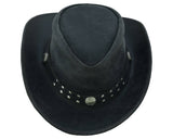 Arizona Leather Hats for Men & Women Cowboy western style: Redish / L