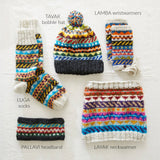 LUGA Unisex Waste Wool House Socks S/M/L: Multi Ocean Blue / UK6-8