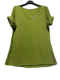 69461 BASIC COTTON TSHIRT: Brun
