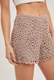CROCHET SHORTS: MUSHROOM / L