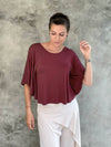 Flutter Top: Steel / M/L