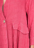 1142 SPRING SUMMER CLOTHING LINEN JACKET: WHITE
