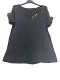69461 BASIC COTTON TSHIRT: CAMEL