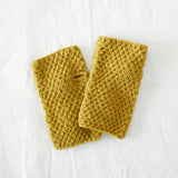 VARGA Unisex Banana Yarn Wristwarmers: Saffron Orange
