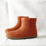 BIDI Unisex Felt Slipper Boot EU37-EU45: Navy Blue / EU37 (UK4)