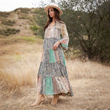 Timeless Long Jhabla Dress - Elegant & Chic (NEW COLOR WAY) : SAND / REGULAR (S-M-L-XL 2-2-2-1)