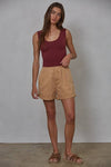 S1187N | Double Layered Seamless Top: Hyacinth / SM