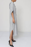 Short Dresses in 100% Linen REF. 1493: Green / Unique
