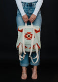 Mint & Multicolored Aztec Backpack