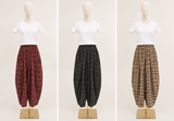 Trousers 30482 Checked corduroy 100% cotton: Jaune curry