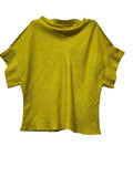 3408 LINEN BLOUSE: ANTHRACITE