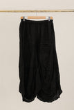 Skirt in 100% linen REF. 7199: Bleu Ciel / Unique