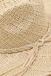 Intricate Straw Weave Sun Hat: SA