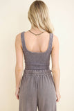 Mineral Washed Everyday Basic Tanktop HT6504: Ash Oak / S-M-L / 2-2-2