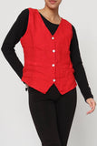 Sleeveless shirt in 100% Linen REF. 5146: Khaki / S/M-L/XL
