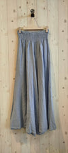 REF 30201 WIDE LEG LINEN PANTS 100%: CAMEL