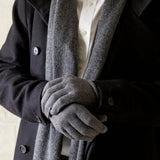 DEV Luxury Merino Mens Gloves: Navy Blue