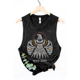 WILD SOUL THUNDERBIRD TANK TOP: Mineral Mustard / S
