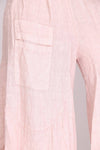 100% linen trousers REF.30235: Light Grey / Unique
