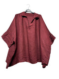 6848 LINEN TUNIC: MOUTARDE