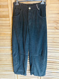 Corduroy trousers 30577 100% cotton: Rust