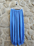 REF30581 BALLOON STYLE TROUSERS 100% LINEN: Khaki