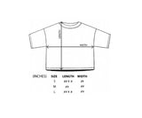 Flower Graphic Crop Tee: BLACK / MEDIUM-2