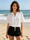 Linen shirt REF. 7359: Vert Canard