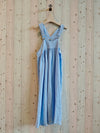 REF 72202 100% LINEN CHEST STYLE DRESS: White