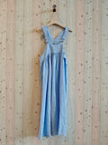 REF 72202 100% LINEN CHEST STYLE DRESS: White