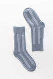 Cushioned Comfort: Women’s Cotton Terry Crew Socks: Rust