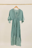 Linen dress REF. 72341: Wasabi
