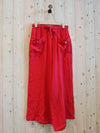 REF 6507 100% LINEN TROUSERS TWO POCKETS: PISTACHIO
