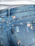 Absolutely Rosey Mid-Rise Jeans: Denim / 29