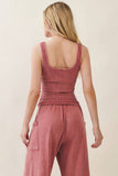 Mineral Washed Everyday Basic Tanktop HT6504: Ash Oak / S-M-L / 2-2-2