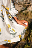 Cotton Venus Mini Dress ~ Yellow Poppy: L ~ Bust 48" / Length 50"
