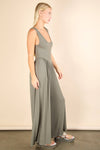 NP70810-Casual Ribbed Knit Sleeveless Jumpsuit: BLACK / S-M-L/2-2-2
