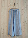 REF 64016 BASIC LINEN TROUSERS 100%: KHAKI