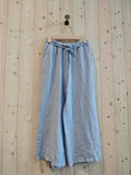 REF 64016 BASIC LINEN TROUSERS 100%: KHAKI