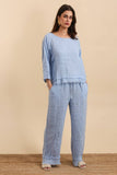 100% Linen Trousers REF. 82750: Khaki