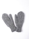 Cable Knit Mittens. SG201: Cream