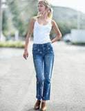 Absolutely Rosey Mid-Rise Jeans: Denim / 26