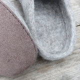 MITA Unisex Felt Mule Slippers EU36-EU46: Rust Orange / EU37 (UK4)