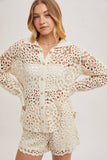 CROCHET SHORTS: MUSHROOM / S