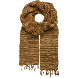 100% Cotton Fair Trade Scarf for Fall, Winter, and Spring: Natural